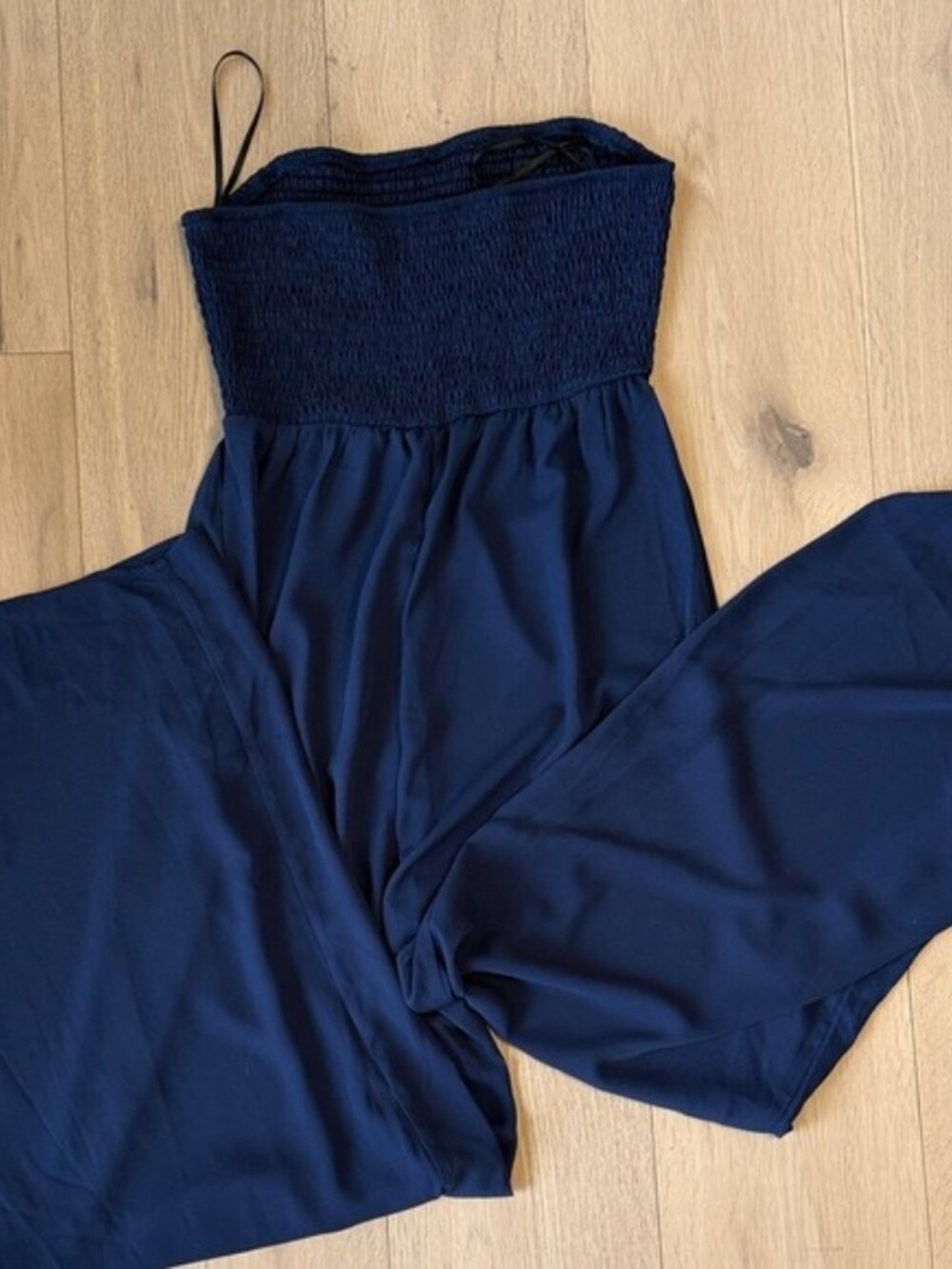 SHEIN Navy Blue Women's strapless  Jumpsuit size M - Picture 2 of 5